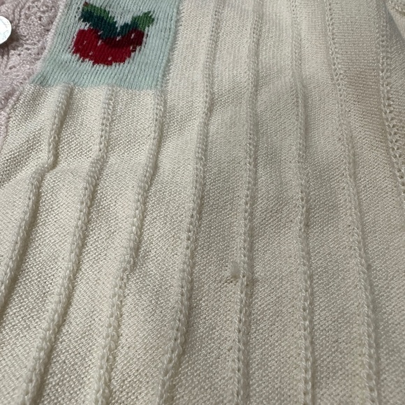 LoveShackFancy Strawberry Sweater - Picture 6 of 7
